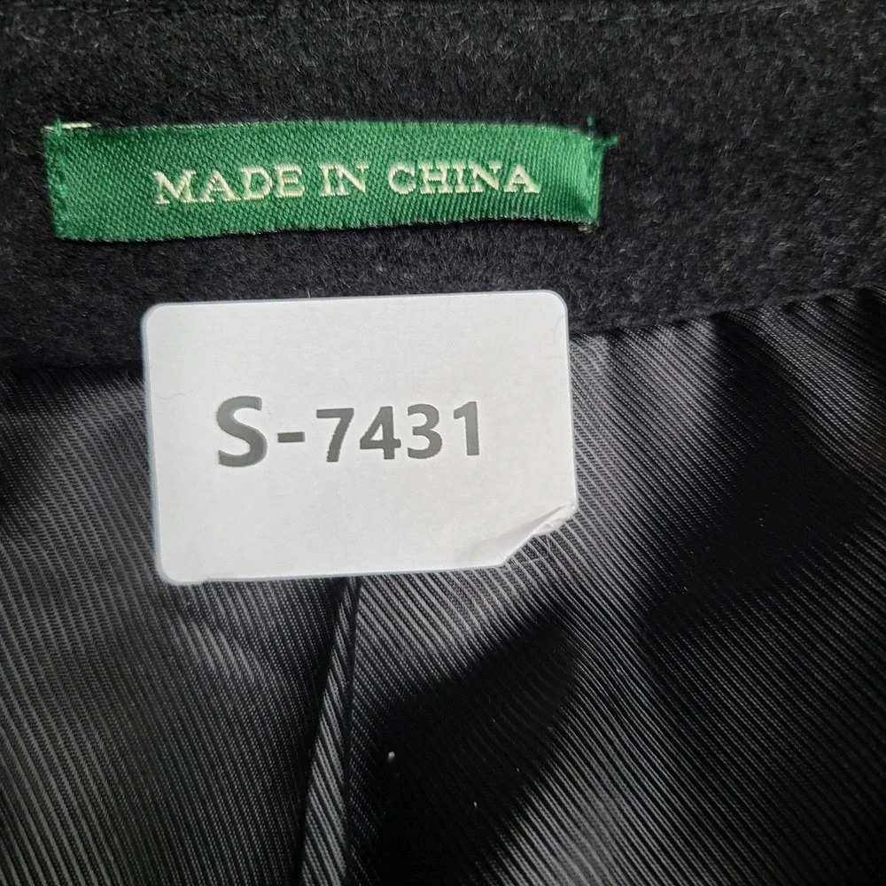 Lauren Ralph Men Blazer 44R Black Polyester Wool‎ Jake Long Sleeve